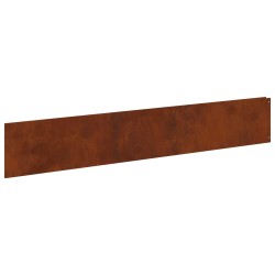 Bordure de Pelouse 30 pcs 100 x 18 cm Acier Rouillé 634396634396