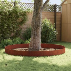 Bordure de Pelouse 30 pcs 100 x 18 cm Acier Rouillé 634396634396