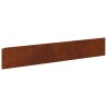 Bordure de Pelouse 30 pcs 100 x 18 cm Acier Rouillé 634396634396