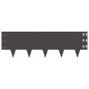 Bordure de Pelouse 30 pcs 100 x 30 cm Acier Noir 634398634398