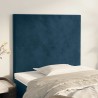 Tête de lit Bleu foncé 90x5x118/128 cm Velours 634405634405