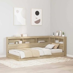 Tête de lit de rangement Chêne Sonoma 80 cm Bois d'ingénierie 634408634408