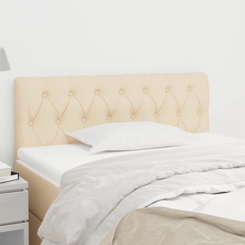 Tête de lit Crème 100x7x78/88 cm Tissu 634412634412