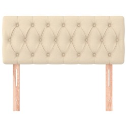 Tête de lit Crème 100x7x78/88 cm Tissu 634412634412