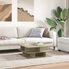Table basse chêne sonoma 70x70x29 cm bois d'ingénierie 634415634415