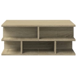 Table basse chêne sonoma 70x70x29 cm bois d'ingénierie 634415634415