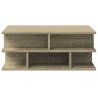 Table basse chêne sonoma 70x70x29 cm bois d'ingénierie 634415634415
