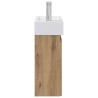 Meuble de salle de bain avec robinet Chêne artisanal 634417634417