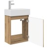 Meuble de salle de bain avec robinet Chêne artisanal 634420634420