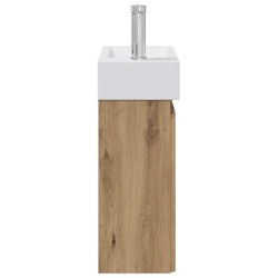 Meuble de salle de bain avec robinet Chêne artisanal 634420634420