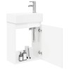Meuble de salle de bain avec robinet Blanc brillant 634421634421