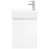 Meuble de salle de bain avec robinet Blanc brillant 634421634421