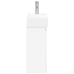 Meuble de salle de bain avec robinet Blanc brillant 634421634421