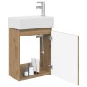 Meuble de salle de bain avec robinet Chêne artisanal 634422634422