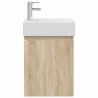 Meuble de salle de bain avec robinet Chêne Sonoma 634423634423