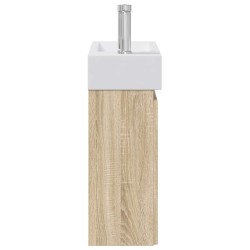 Meuble de salle de bain avec robinet Chêne Sonoma 634424634424