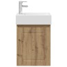 Meuble de salle de bain avec robinet Chêne artisanal 634425634425
