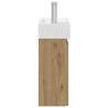 Meuble de salle de bain avec robinet Chêne artisanal 634425634425
