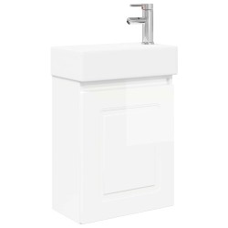 Meuble de salle de bain avec robinet Blanc brillant 634426634426