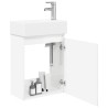 Meuble de salle de bain avec robinet Blanc brillant 634426634426