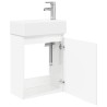 Meuble de salle de bain avec robinet Blanc brillant 634426634426