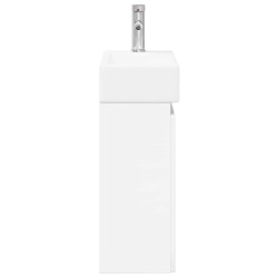 Meuble de salle de bain avec robinet Blanc brillant 634426634426