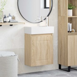 Meuble de salle de bain avec robinet Chêne Sonoma 634427634427