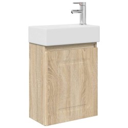 Meuble de salle de bain avec robinet Chêne Sonoma 634427634427
