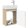 Meuble de salle de bain avec robinet Chêne Sonoma 634427634427