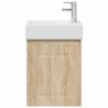 Meuble de salle de bain avec robinet Chêne Sonoma 634427634427