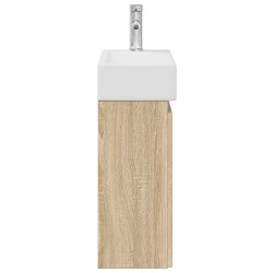 Meuble de salle de bain avec robinet Chêne Sonoma 634427634427