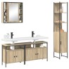 Ensemble de mobilier de salle de bain 4 pcs Chêne Sonoma 634428634428