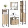 Ensemble de mobilier de salle de bain 4 pcs Chêne Sonoma 634436634436