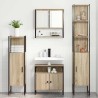 Ensemble de mobilier de salle de bain 4 pcs Chêne Sonoma 634436634436
