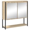 Ensemble de mobilier de salle de bain 4 pcs Chêne Sonoma 634436634436