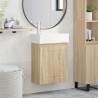 Meuble de salle de bain avec robinet Chêne Sonoma 634437634437