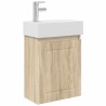 Meuble de salle de bain avec robinet Chêne Sonoma 634437634437