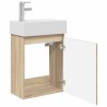 Meuble de salle de bain avec robinet Chêne Sonoma 634437634437