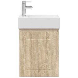 Meuble de salle de bain avec robinet Chêne Sonoma 634437634437