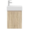 Meuble de salle de bain avec robinet Chêne Sonoma 634437634437