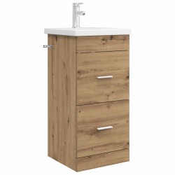 Meuble de salle de bain avec évier Chêne artisanal 634442634442