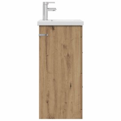 Meuble de salle de bain avec évier Chêne artisanal 634442634442