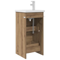 Meuble de salle de bain avec évier Chêne artisanal 634442634442