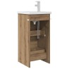 Meuble de salle de bain avec évier Chêne artisanal 634442634442