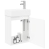 Meuble de salle de bain avec robinet Blanc brillant 634443634443