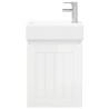 Meuble de salle de bain avec robinet Blanc brillant 634444634444