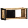 Meuble TV 80x30x35 cm bois massif de manguier brut 634447634447