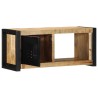 Meuble TV 80x30x35 cm bois massif de manguier brut 634447634447