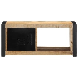 Meuble TV 80x30x35 cm bois massif de manguier brut 634447634447