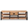 Meuble TV 140x40x45 cm bois d'acacia massif 634448634448
